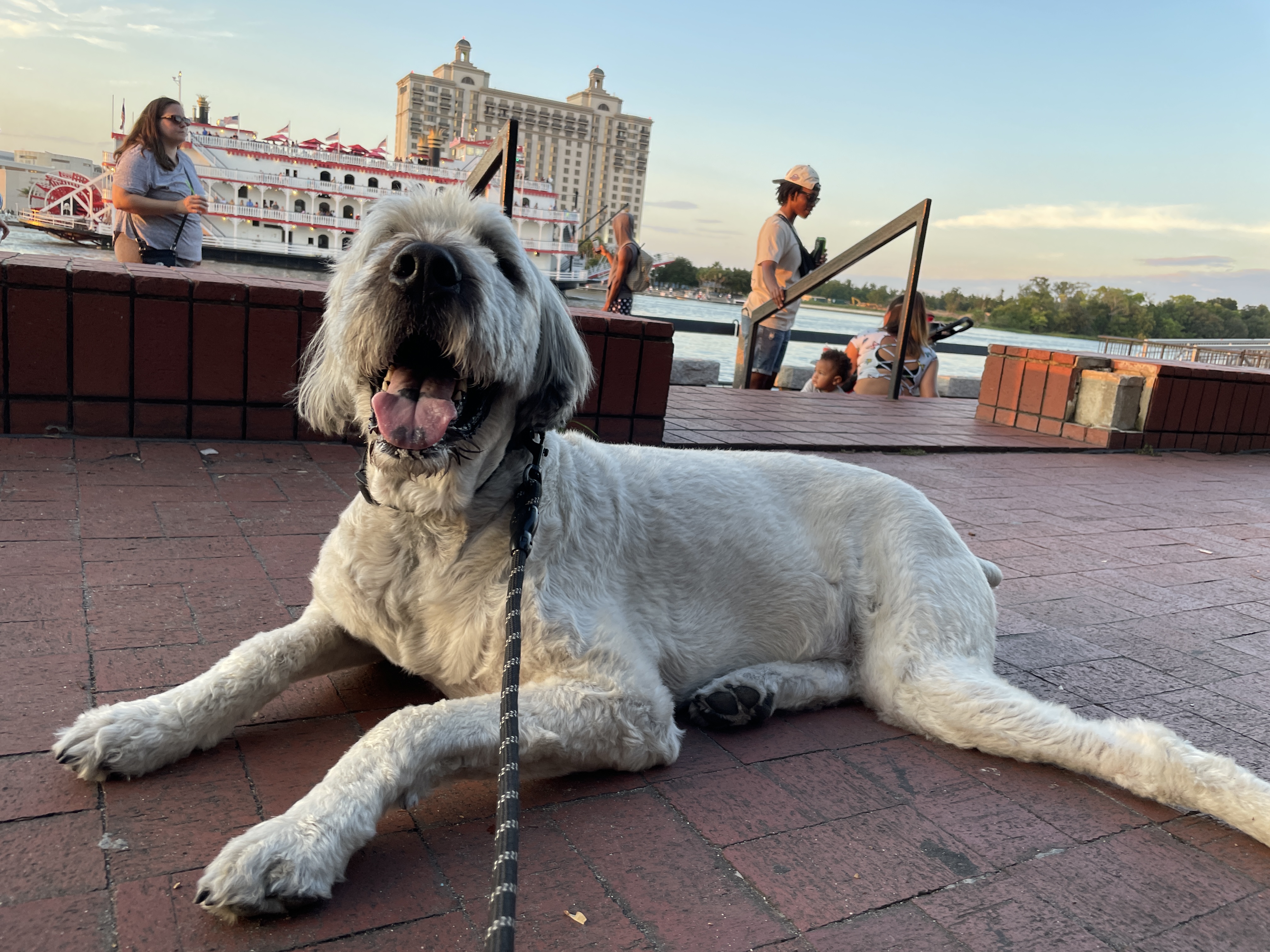 Samson at riverfront